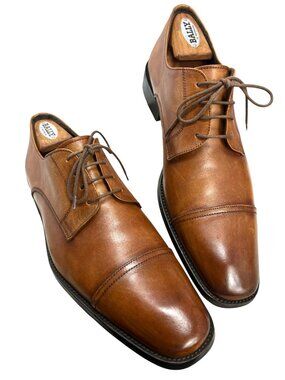 To Boot New York Adam Derrick‎ Brown Cap Toe Leather Dress Oxfords
